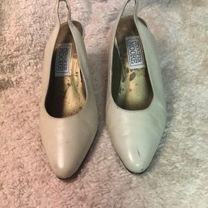 Leather Sling back size 7